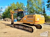 2015 CASE CX250D crawler excavator, rear three-quarter view