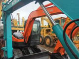 2019 Hitachi ZX55 mini excavator, side view