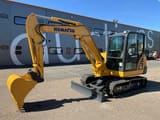 2017 Komatsu PC56-7 mini excavator, side view