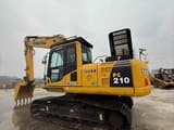 2011 Komatsu PC210-8 crawler excavator, rear three-quarter view