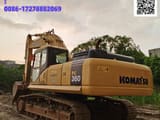 2020 Komatsu PC360 crawler excavator, rear three-quarter view