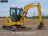 2024 Komatsu PC55MR-5 mini excavator, side profile view