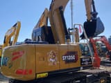 2023 Sany SY135C crawler excavator, rear three-quarter view
