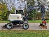2013 Terex TW85 wheel excavator, side view