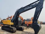 2016 Hyundai R220LC-9S crawler excavator, side profile view