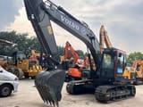 2023 Volvo EC210 crawler excavator, front three-quarter view