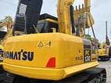 2020 Komatsu PC130-7 crawler excavator rear three-quarter view