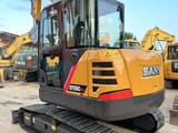 2021 Sany SY55C Pro crawler excavator, rear three-quarter view