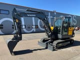 2011 Volvo EC60C mini excavator, side view