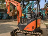 2024 Hitachi ZX17U mini excavator, side view
