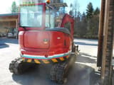 2015 Kobelco SK55SRX-6 mini excavator, rear view