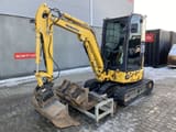 2018 Komatsu PC26MR-3 mini excavator, side view