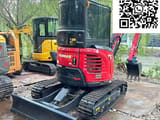 2023 Yanmar VIO35 mini excavator, front three-quarter view
