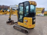 2019 Caterpillar 301.8 crawler excavator, rear three-quarter view