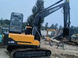 2024 Hyundai HX220S crawler excavator, side profile view