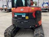 2021 Kubota U50-5 mini excavator, rear view