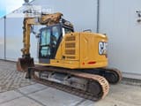 2021 Caterpillar 325-07B crawler excavator, rear three-quarter view