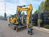 2021 Wacker Neuson ET90 mini excavator, front three-quarter view