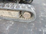 2015 Hitachi ZX17U mini excavator rubber track detail