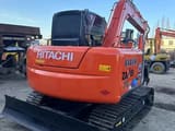 Hitachi ZX70 crawler excavator, rear view