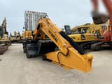 2020 Hyundai R220LC-9S crawler excavator, front three-quarter view