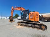 2019 Hitachi ZX225 crawler excavator side view
