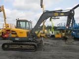 2015 Volvo ECR88D mini excavator, side view