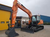 2023 Develon DX140LC crawler excavator, side view
