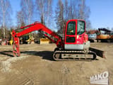 2017 Volvo ECR88D crawler excavator side view