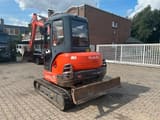 2014 Kubota KX121-3 ALPHA mini excavator, rear three-quarter view