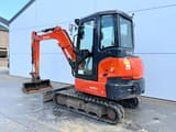 2020 Kubota KX037-4 mini excavator, rear three-quarter view