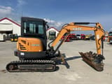 2018 CASE CX37C mini excavator side view