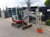 2012 Takeuchi TB219 mini excavator, side view