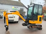 2021 JCB 16C-1 mini excavator, side view