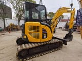 2013 Komatsu PC50MR-2 mini excavator, side view