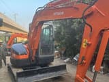 2019 Hitachi ZX55 mini excavator, side view
