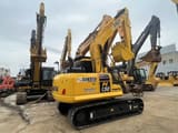 2020 Komatsu PC130-7 crawler excavator, rear three-quarter view