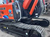 Hitachi ZX70 crawler excavator, side view