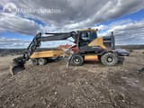 2016 Volvo EW160E wheel excavator side view