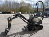 2017 Schaeff TC08 mini excavator side view