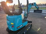 2026 Sunward SWE08B mini excavator, rear three-quarter view