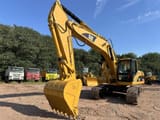 2018 Caterpillar 325C crawler excavator, front three-quarter view