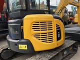 2024 Komatsu PC35MR-2 mini excavator, rear three-quarter view