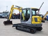 2018 Wacker Neuson ET65 mini excavator, rear three-quarter view