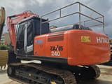 2022 Hitachi Zaxis 240 crawler excavator, rear three-quarter view