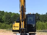 Sany SY135C crawler excavator, front view