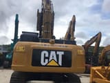 2020 Caterpillar 336D2 crawler excavator, rear view