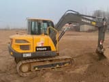 2024 Volvo EC80D mini excavator, side profile view