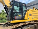 2022 Caterpillar 336GC crawler excavator cab and side view