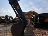 2022 Volvo EC210 crawler excavator boom and bucket view